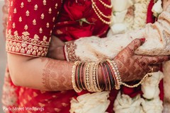 Traditional Indian bridal bangles closeup capture. Traditional Indian bridal bangles closeup capture.