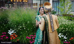 Heartwarming Indian bride and groom's first look. Heartwarming Indian bride and groom's first look.