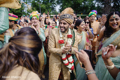 Indian groom dance at baraat procession. Indian groom dance at baraat procession.