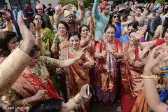 Fantastic view of the baraat procession Fantastic view of the baraat procession