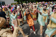Magnificent dance at baraat procession. Magnificent dance at baraat procession.