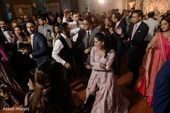 Upbeat indian bride's dance performance. Upbeat indian bride's dance performance.