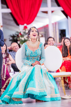 Beautiful Maharani during the pre wedding ceremony Beautiful Maharani during the pre wedding ceremony