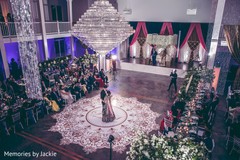 Overview of the Indian newlyweds at the venue Overview of the Indian newlyweds at the venue