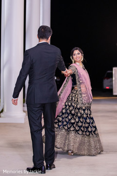 Indian bride and Raja posing for pictures Indian bride and Raja posing for pictures