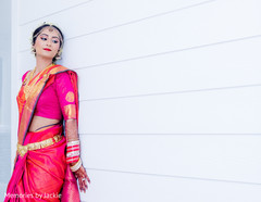 Charming Indian bride posing for the photo shoot Charming Indian bride posing for the photo shoot