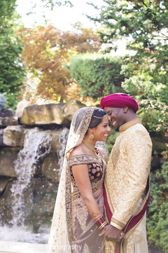 Tender moment between the Indian couple Tender moment between the Indian couple