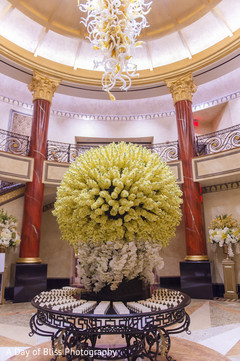 Amazing floral decor design at the reception venue Amazing floral decor design at the reception venue