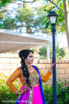 Beautiful Indian bride's portrait. Beautiful Indian bride's portrait.