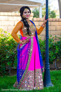 Charming Indian bride posing for pictures Charming Indian bride posing for pictures