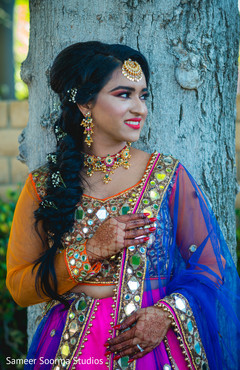 Details of Indian bride's mehndi design Details of Indian bride's mehndi design