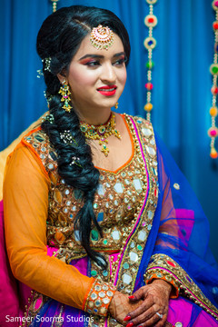Indian bride prior to the ceremony Indian bride prior to the ceremony