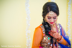 Mehndi design capture of Indian bride Mehndi design capture of Indian bride