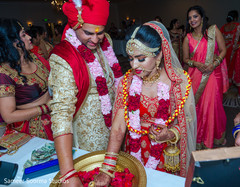 Vibrant portrait of Indian couple. Vibrant portrait of Indian couple.