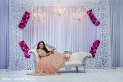 Dazzling Maharani wearing the reception outfit Dazzling Maharani wearing the reception outfit