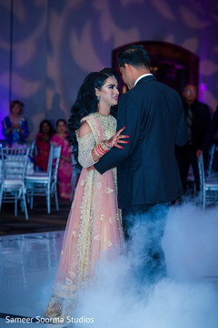 Indian bride having her first dance Indian bride having her first dance