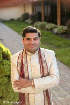 Indian groom ready for his ceremony. Indian groom ready for his ceremony.