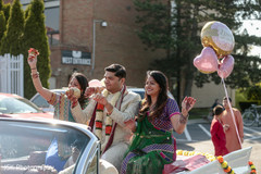 Indian groom on his baraat vehicle photo. Indian groom on his baraat vehicle photo.