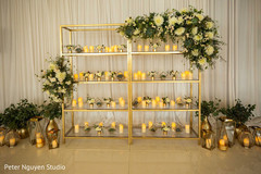Favors station at the Indian wedding reception Favors station at the Indian wedding reception