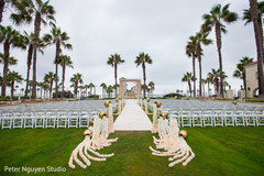 Overview of the Indian wedding outdoors venue Overview of the Indian wedding outdoors venue