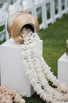 Beautiful floral arrangement design at the ceremony venue Beautiful floral arrangement design at the ceremony venue