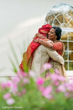 Tender moment between the Maharani and Raja Tender moment between the Maharani and Raja