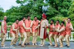 Fun capture of Indian groom and groomsmen Fun capture of Indian groom and groomsmen
