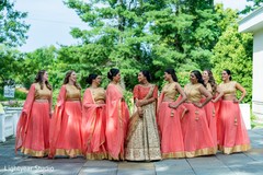 Fun capture of bridesmaids and Indian bride Fun capture of bridesmaids and Indian bride