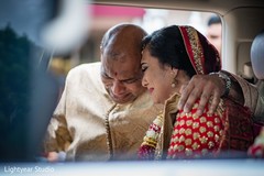 Family and Indian bride's emotional moment Family and Indian bride's emotional moment