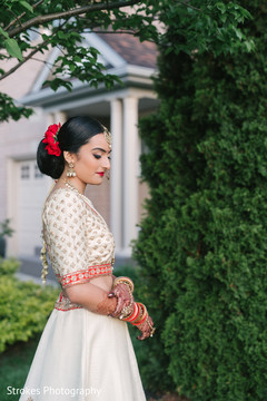 Indian bride during the photo shoot Indian bride during the photo shoot