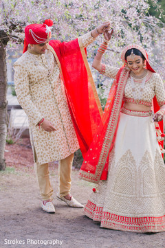 Beautiful Indian bride and Raja prior to the wedding Beautiful Indian bride and Raja prior to the wedding