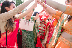 Indian groom having a great time during the baraat Indian groom having a great time during the baraat