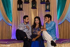 Lovely Indian bride posing for photo shoot. Lovely Indian bride posing for photo shoot.