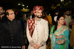 Enchanting Indian groom at his wedding entrance. Enchanting Indian groom at his wedding entrance.