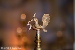 Wonderful Indian wedding bronze bird decoration. Wonderful Indian wedding bronze bird decoration.