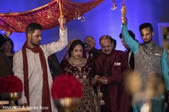 Impressive Indian bride's entrance to ceremony. Impressive Indian bride's entrance to ceremony.