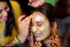 Stunning Indian bride during the Haldi ceremony Stunning Indian bride during the Haldi ceremony