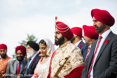 Indian groom about to enter his wedding ceremony. Indian groom about to enter his wedding ceremony.