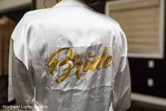 Indian bridal bathrobe photo. Indian bridal bathrobe photo.