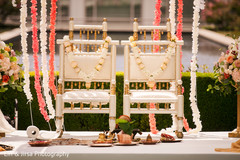 Decoration of chairs for the Indian wedding ceremony Decoration of chairs for the Indian wedding ceremony