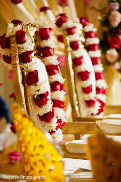 Flower garlands ready for the ceremony Flower garlands ready for the ceremony