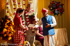 Maharani during the vows Maharani during the vows