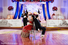 Joyful moments of the Indian wedding reception Joyful moments of the Indian wedding reception