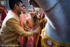 Joyful Indian wedding baraat procession. Joyful Indian wedding baraat procession.