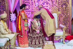 Raja placing the flower garland on Maharani Raja placing the flower garland on Maharani
