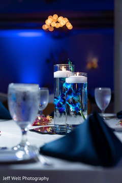 Marvelous Indian wedding table candle decor. Marvelous Indian wedding table candle decor.
