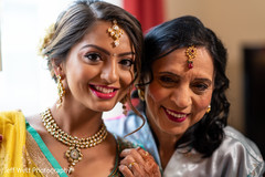 Indian bride and relative portrait. Indian bride and relative portrait.