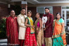 Indian couple with relatives photo. Indian couple with relatives photo.