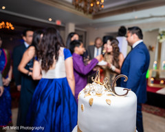 Incredible Indian wedding reception cake capture. Incredible Indian wedding reception cake capture.