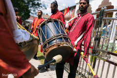 Talented dhol players performing Talented dhol players performing